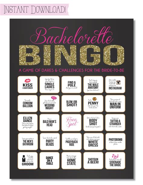 Bachelorette Party Game Instant Download By Sweetbeeshoppe On Etsy