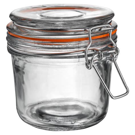 Glass Storage Jars Airtight Clip Top Lid Food Preserve Preserving Jar 350ml X3 Ebay