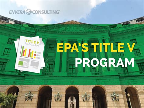 Title V Overview And History Environmental Protection Agency