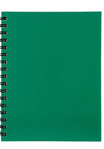 Notebook A5 Green Hardcover Spirax University Bookshop