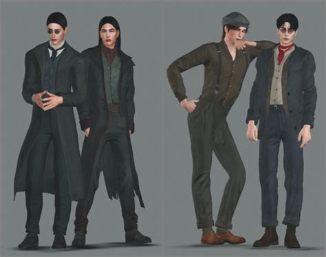 Mens Clothing Set From Vampyr By Plazasims The Sims 4 Download