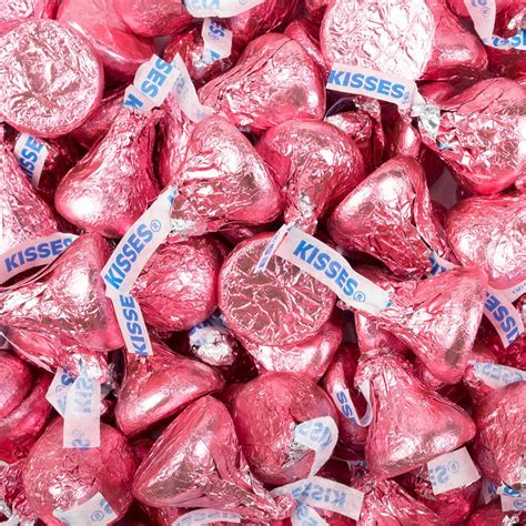 Pink Candy Hersheys Kisses 416lb Free Cold Packaging
