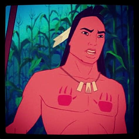 An Animated Image Of A Man With No Shirt On And Arrows In His Hair