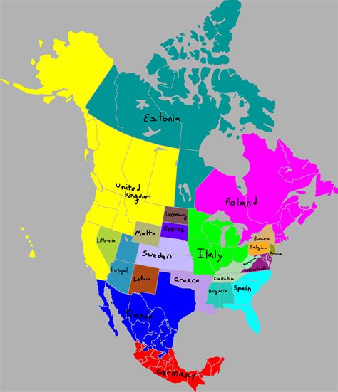 Thoughts On This Map Comparing The Population Of North American States