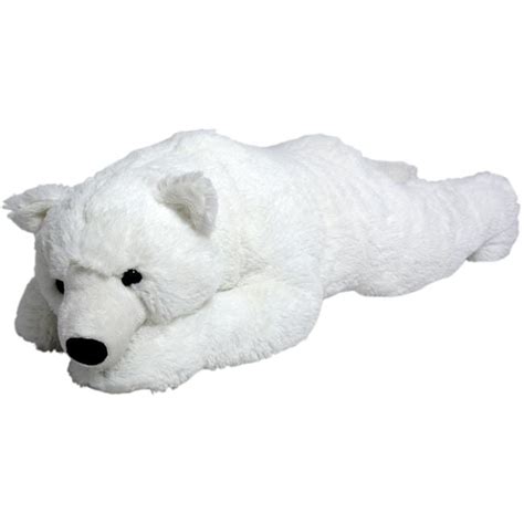 Wishpets Stuffed Animal Plush 24 Large Laying Polar Bear White