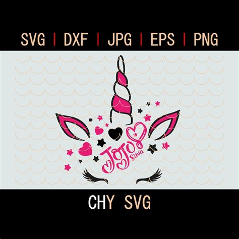 Unicorn Svg Jo Jo Siwa Svg Jojo Siwa Squad Svg Little Girl Etsy