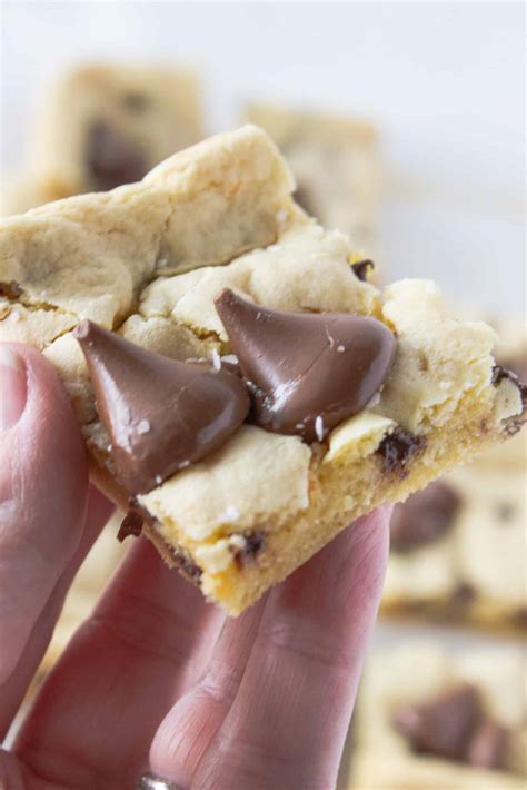 Brown Butter Hersheys Kiss Cookie Bars Practically Homemade