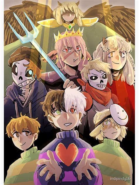 Dream Smp Undertale Au Art Print By Indipindy16 Redbubble
