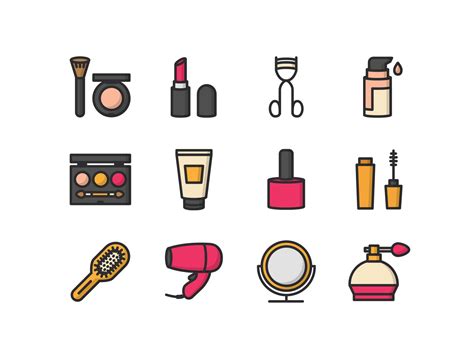 12 Free Cosmetic Icons Ai And Sketch