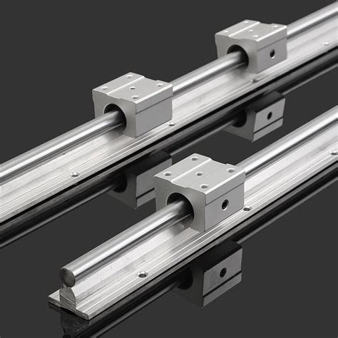 2pcs Sbr12 700mm Linear Bearing Slide Rails Linear Guide 4pcs Sbr12uu