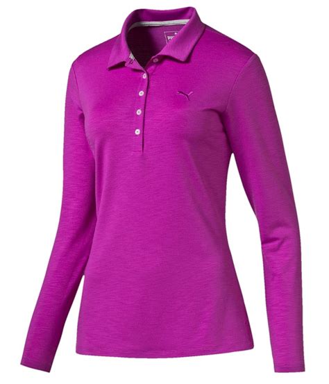 Puma Golf Ladies Long Sleeve Polo Shirts Golfonline