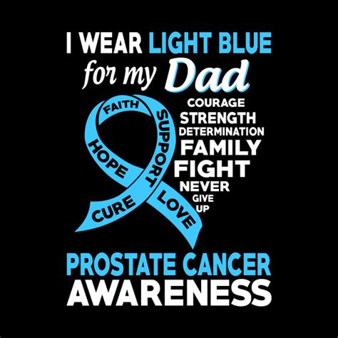 I Wear Light Blue For My Dad Prostate Cancer Awareness Prostate Cancer Awareness Mask