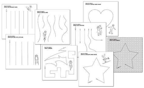 There are commonly used formulas after the problems, some of these problems might be Printable Sewing Practice Sheets (With images) | Teaching ...