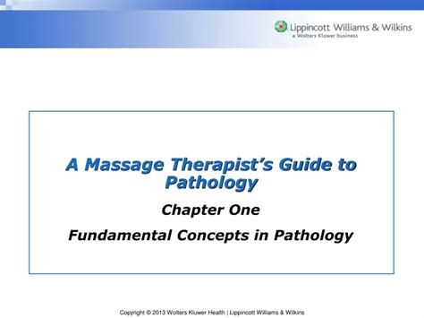 Ppt A Massage Therapists Guide To Pathology Powerpoint Presentation Id8751904
