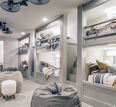 Here we have a selection of cool bunk beds that you showd have in your bedrom! Top 70 Best Bunk Bed Ideas - Space Saving Bedroom Designs