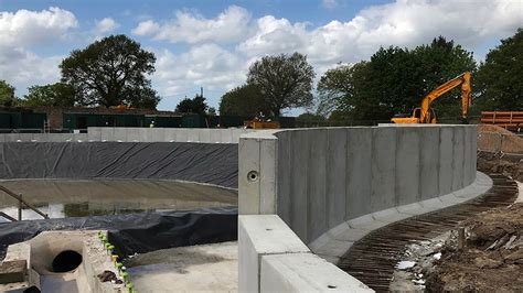 Precaution during construction of retaining wall. Precast Concrete Retaining Walls - JP Concrete