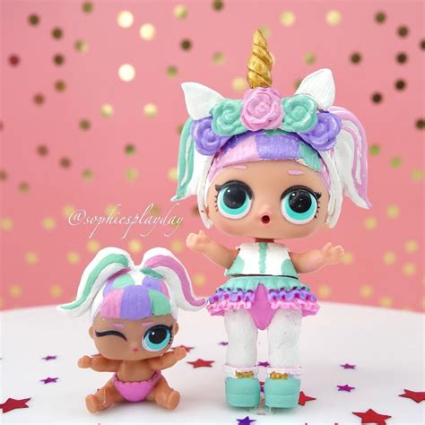 lol surprise unicorn has been united with her lil sister check out our diy video of lil unicorn