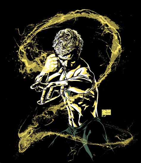 Iron Fist The Living Weapon Charges Up On The First Official Artwork
