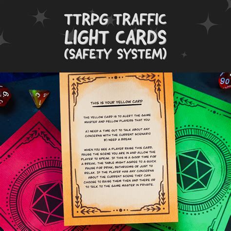 Ttrpg Traffic Light Cards Printable Download — Fights And Fancy