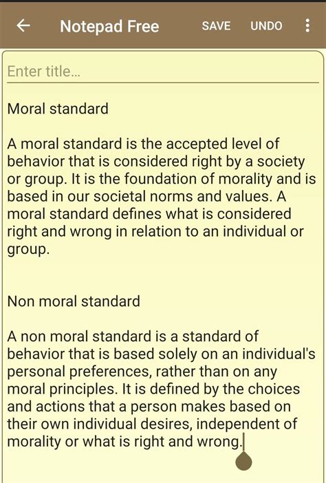 What Is Moral Standards And Non Moral Standard Brainlyph