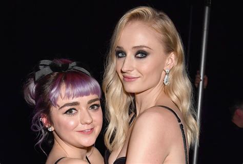 Sophie Turner And Maisie Williams Beauty Looks Since Game Of Thrones