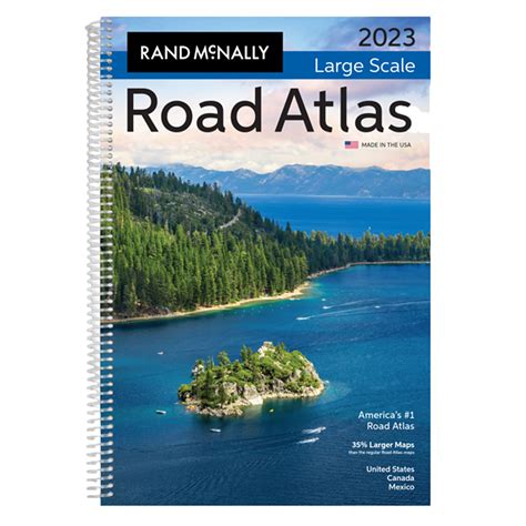 Rand Mcnally 2023 Large Scale Road Atlas Of Usa Geographia Maps