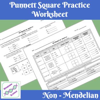 Genetics is the branch of biology concerned with the study of genes and genetic variation. Nonmendelian Genetics Problems Worksheet Pdf : Mendelian ...