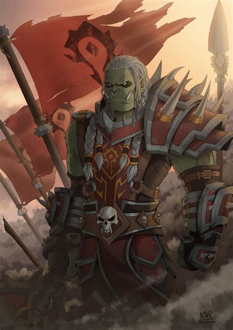 Saurfang By Kay Kriniere Illustrator World Of Warcraft