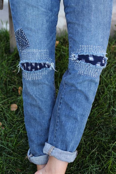 Denim Repair How To Patch Jeans With Holes Apartment Therapy