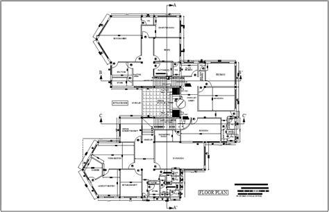 Engineer Office Floor Plan With Architectural View And Area Detail Dwg