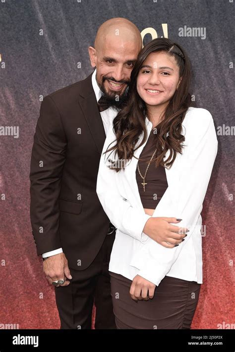 Joseph Lucero And Daughter Brooklyn Lucero Walking On The Red Carpet At
