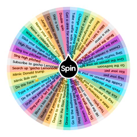 Dares With Friends Spin The Wheel Random Picker