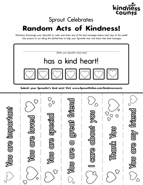 Print Coloring Pages About Kindness 1st Grade General Ideas