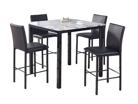 Aiden 5 Pk Counter Height Table Casa Furniture Inc