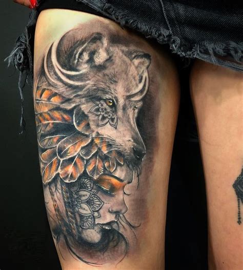 50 Of The Most Beautiful Wolf Tattoo Designs The Internet