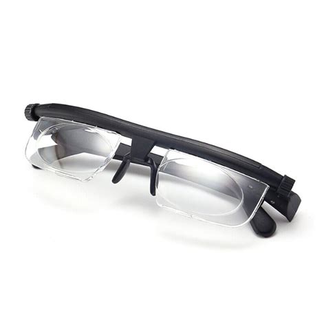 Dial Adjustable Glasses Variable Focus For Reading Distance Vision