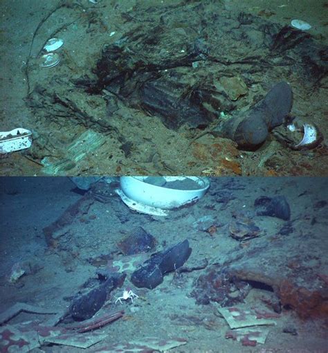 A Very Poignant Photo Of The Titanic Wreckage Rms Titanic Titanic Wreck Titanic