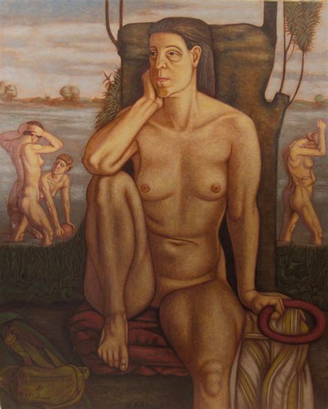 Helen Greenfield Modern British Oil Painting Nude Model Art Class