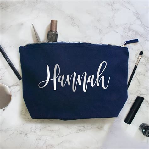 Personalised Women S Wash Bag With Name Crafted Created