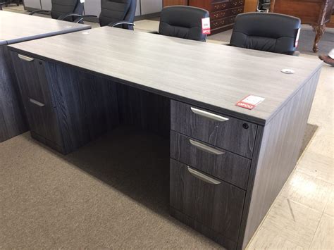 Newport Grey Desk Ofco Office Furniture