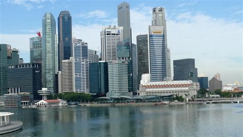 Singapore Circa May 2016 Urban Landscape Of Singapore Skyline And