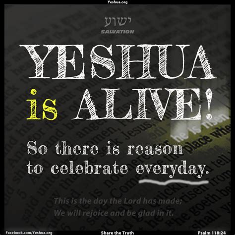 Yeshua is Alive!  YeshuaYeshua