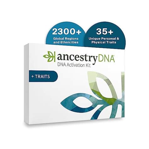 Ancestrydna Traits Genetic Test Kit Personalized Genetic Traits Dna