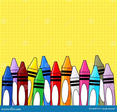 Crayons Cartoon Vector Cartoondealer Com