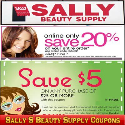 Sally's Beauty Supply Coupons (With images) | Sally beauty ...