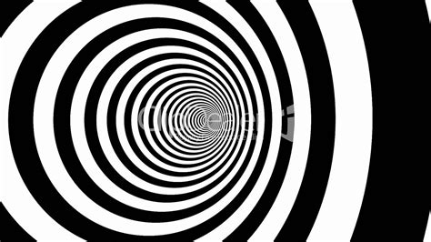 Optical Illusion Target Tunnel Retro Spiral Hypnosis