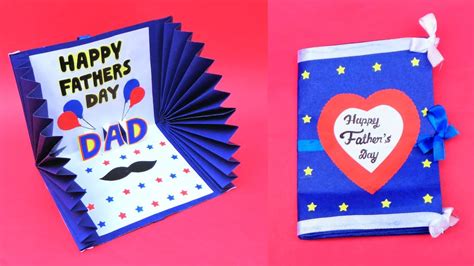 Beautiful Fathers Day Card Idea Handmade Greetings Card For Dad