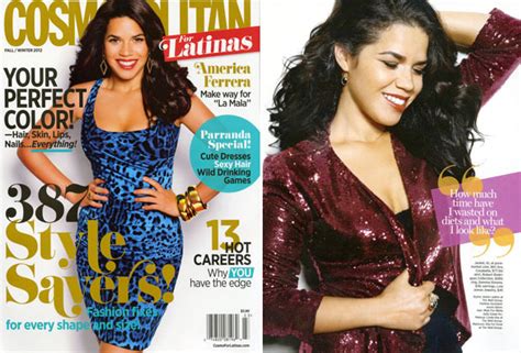 America Ferrera Cosmopolitan For Latinas Cover America Ferrera Body