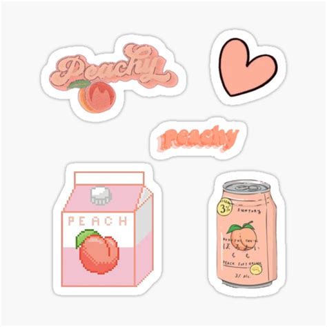 Japanese aesthetic stickers redbubble enma ai anime aesthetic blue sticker by ne0t0ky0 depression anime aesthetic stickers redbubble. Peach Aesthetic Stickers | Redbubble