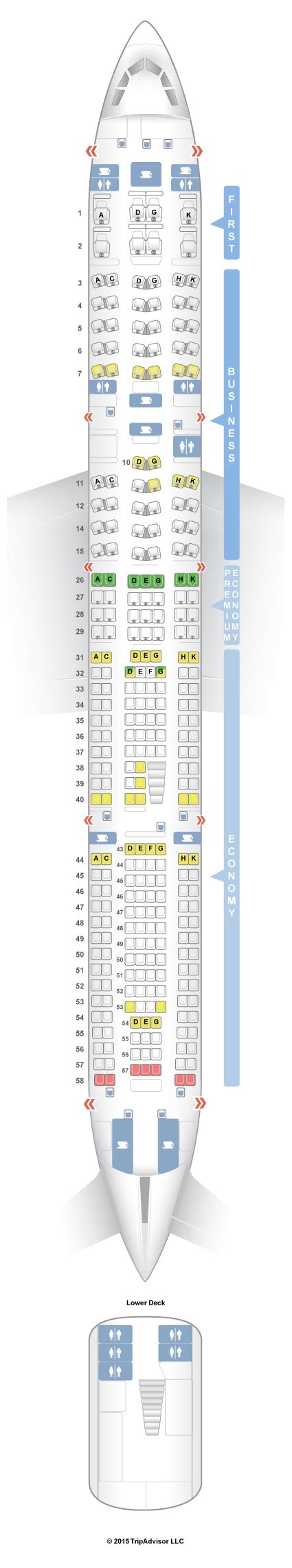 Airbus A320 Seating Map